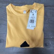 adidas Z.N.E. Tee Shirt Size Small Yellow Brand New IR5238
