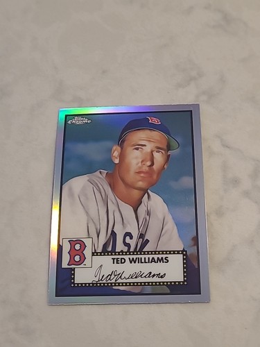 2021 Topps Chrome Platinum Anniversary Ted Williams Refractor 614 