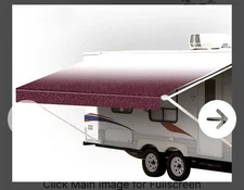 SunWave RV Awning Fabric Replacement 18 ft Beige/Tan Vinyl Canopy