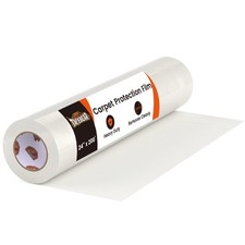 Carpet Protection Film 24" x 200', Adhesive Plastic Carpet Protector, Clean R...