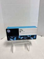 New Genuine HP 771A Matte Black Ink Cartridge B6Y15A Sealed Exp Oct 21
