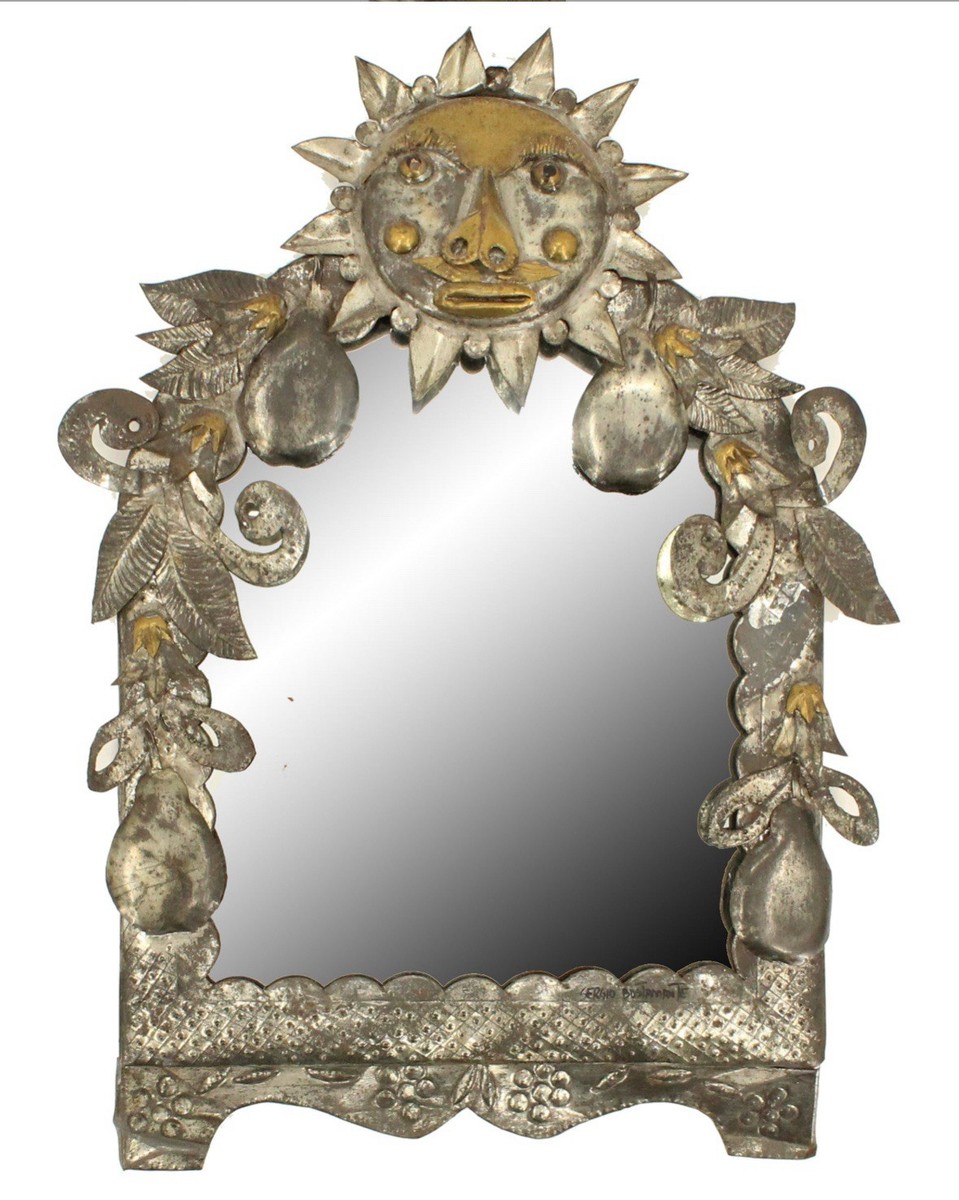 Sergio Bustamante Signed Metal Mirror | eBay