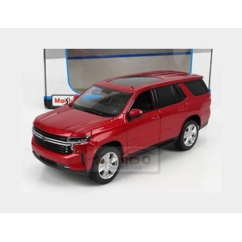 1:26 MAISTO Chevrolet Tahoe Suv 2021 Red MI31533 - Immagine 2 di 2