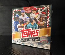 2021 Topps Holiday MLB Baseball Factory Sealed Mega Box