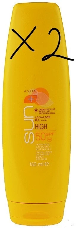 2 x Avon Moisturising Sun Lotion SPF 50