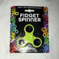 Green Fidget Spinner Tactile Sensory Toy Ages 6 Years  Up For Kids 8-11 Years