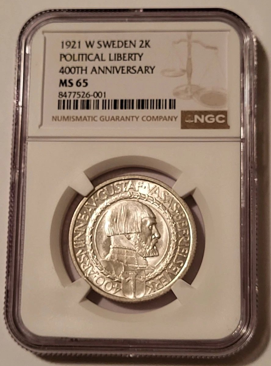 Silver MS 65 Graded Swedish Coins for sale | eBay