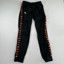 Kappa Mens Black 222 Banda Jogger Pants Sz Small