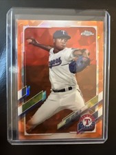 2021 Topps chrome Sapphire Jose Leclerc /25 orange