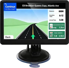 Car GPS Navigation, 2025 Map 7 Inch Touch Screen Car GPS, Voice Turn Direction G