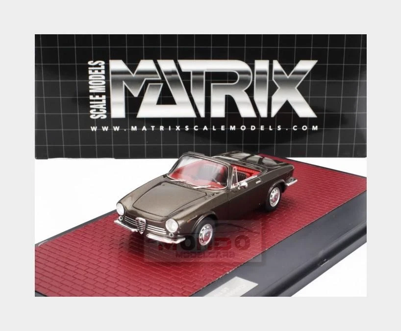 Alfa Romeo 2000 S Coupé Michelotti Vignale 1962 - Miniature Matrix 1/43, Résine