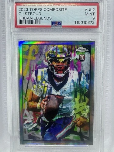 2023 Topps Composite CJ Stroud #UL-2 Rookie Urban Legends Case Hit SSP PSA 9