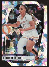 2024 Panini Prizm WNBA #65 Charisma Osborne Ice Prizms RC
