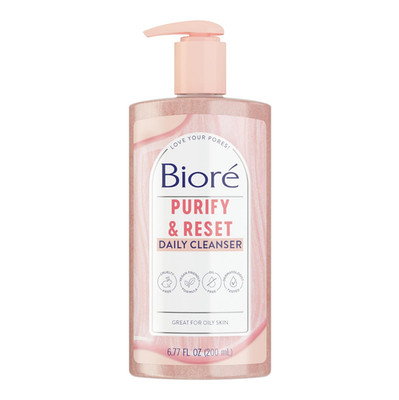 Rose Quartz + Charcoal Daily Purifying Cleanser, Oil Free Facial Cleanser Energi