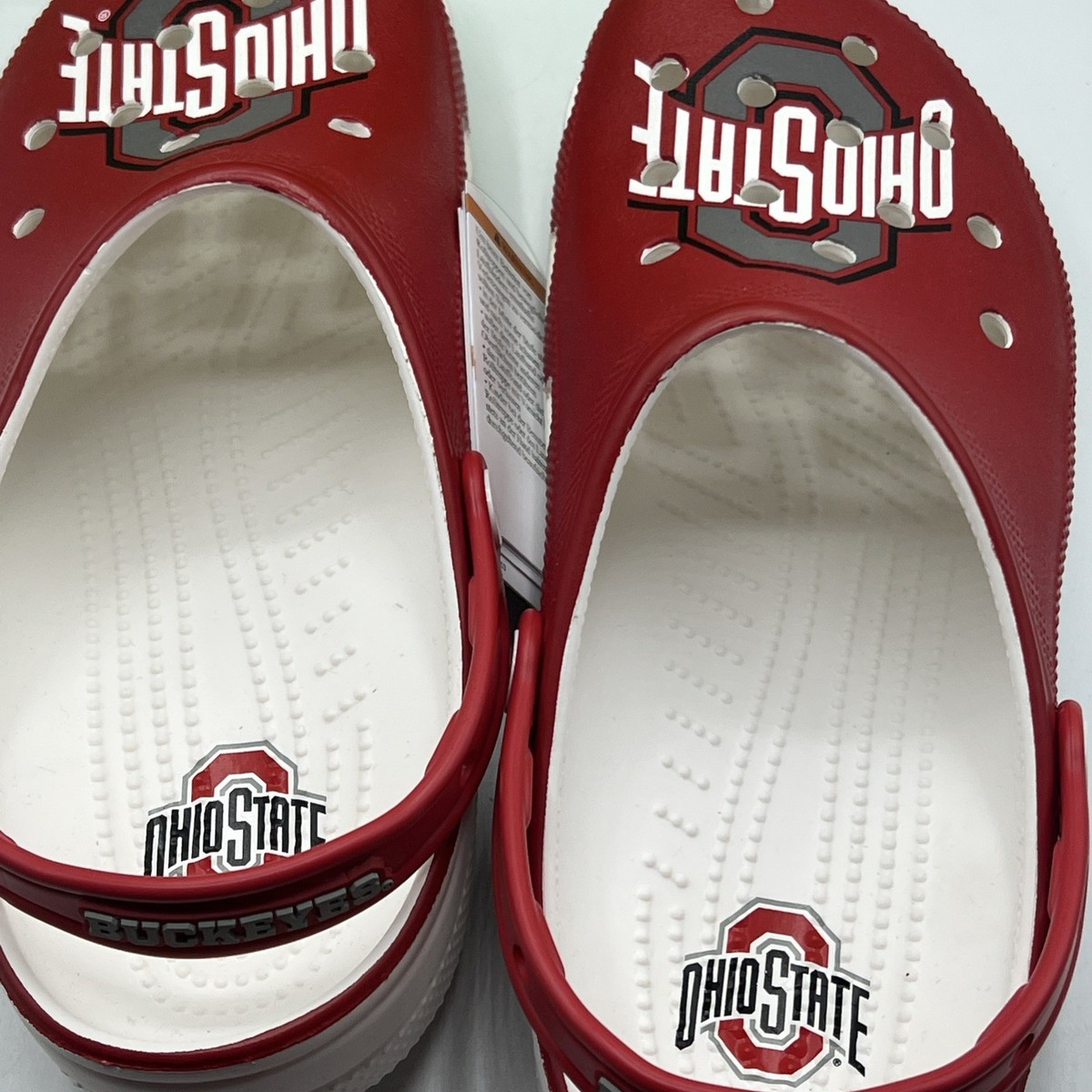 Crocs THE Ohio State Classic Clog Red Men display picture 3