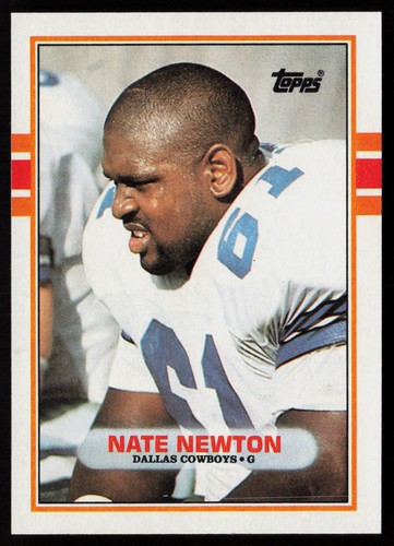 Nate Newton #392 1989 Topps card