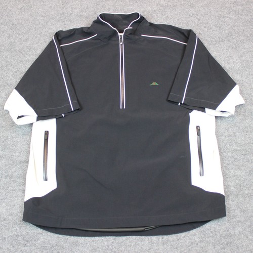 FJ Windbreaker Pullover Herren XL schwarz weiß Ärmel DryJoy Tour Collection 1/2