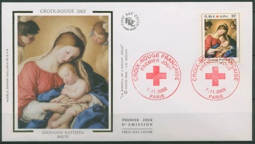 France 2002 Red Cross Christmas 3669 FDC (X62197)