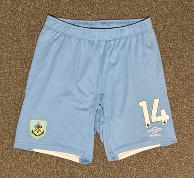 Connor Roberts Matchworn/Issued Burnley FC 2023/24 Home Kit Shorts, Medium, sehr guter Zustand