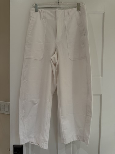athleta skyline barrel pant white sz 10P petite
