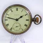 Elgin 17 Jewel 16 Size Mechanical Pocket Watch Vintage RUNS