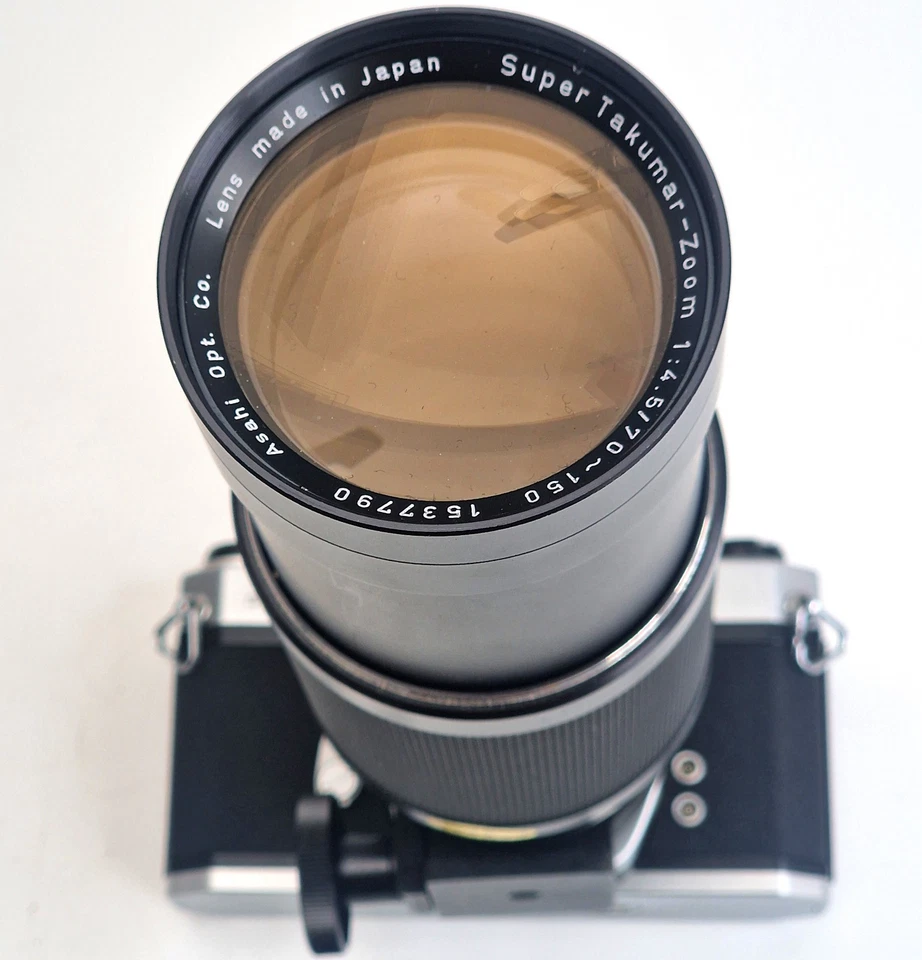 Camera Pentax Spotmatic SP Film, with Lens zoom Takumar 1:4,5 70 -150 From JAPAN - Imagen 2 de 4