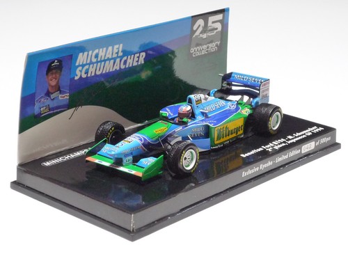 MINICHAMPS 1:43 Benetton B194 M. Schumacher Japanese GP 1994 Kyosho "MILD SEVEN" - Picture 2 of 5