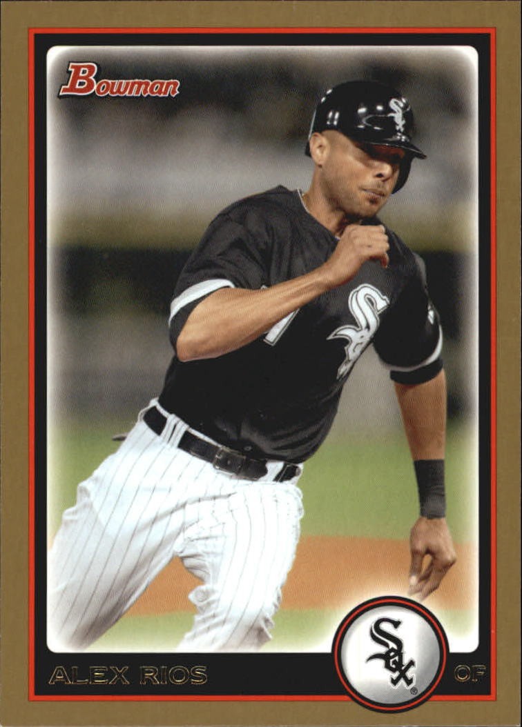 2010 Bowman Gold #144 Alex Rios - BB