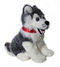 Siberian Husky Puppy Dog 12 inch Plush Toy Stuffed Animal NEW