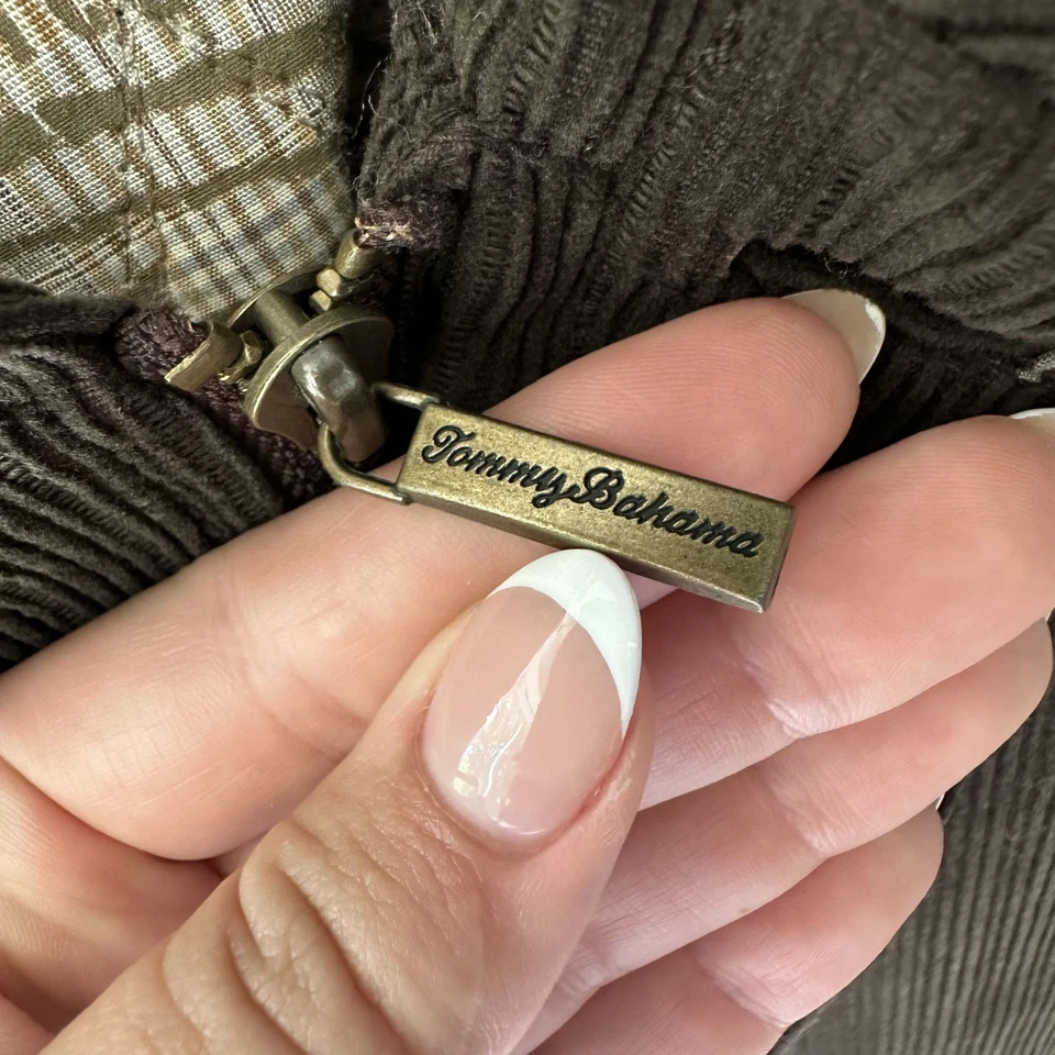 Куртка мужская Tommy Bahama большая вельветовая шелковая смесь на молнии повседневная - Изображение 4 из 4