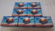 Lot of 7 TDK 8mm HG Camcorder Tape 60 Min.x4 and 120 Min.x3 