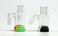  14mm Joint 45°&90° Silicone Bottom Ash Catcher One Each Water Pipe Bong Bubbler