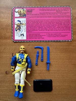 Dojo GI JOE Ninja Force action figure Hasbro 1992 Complete Rare