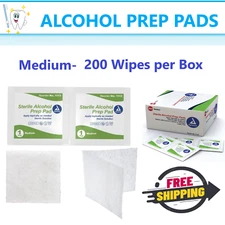 Alcohol Prep Pad - Sterile Prep Pads Medium, Large, Upto 2000/Cs Medical Dynarex