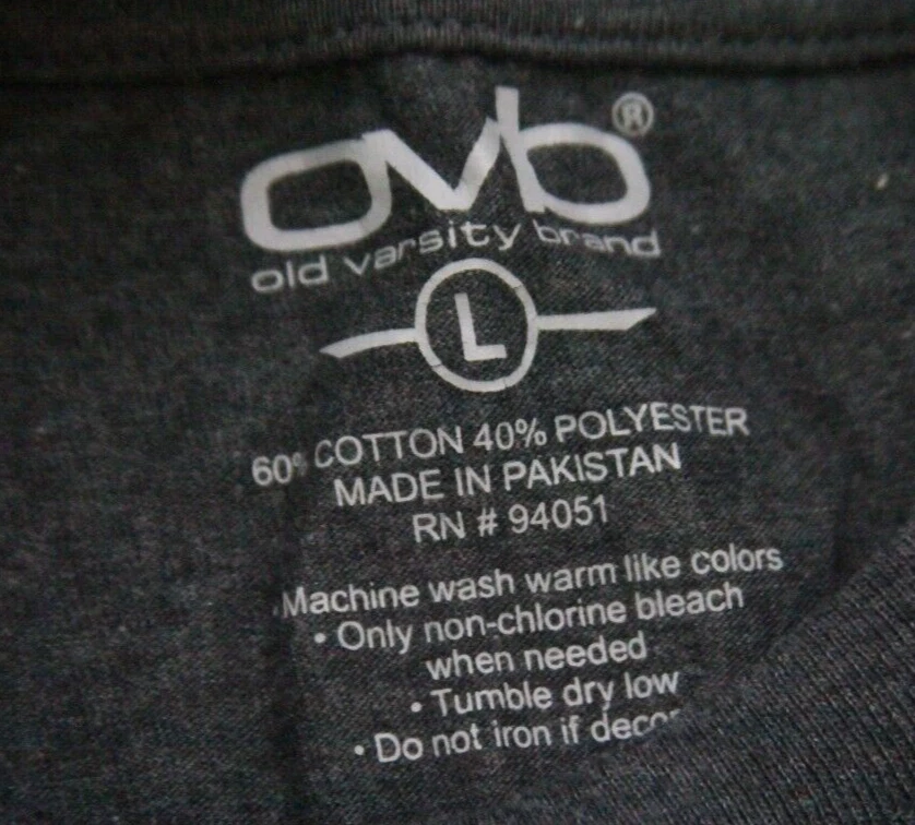 Large OVB Washington Athletics Short Sleeve Gray Purple Graphic T-Shirt Top DD23 - Image 4 of 4