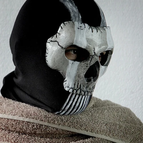 New\UK Hot Ghost Mask V2-Operador MW2*COD Cosplay Tactical Skull Full Face Mask@ - Picture 4 of 20