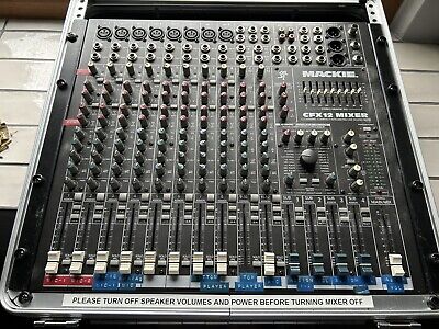 MACKIE CFX 12 MK 1 MIXING DESK PA BAND DJ IN FLIGHT CASE | eBay MACKIE CFX 12 MK 1 MIXING DESK PA BAND DJ IN FLIGHT CASE | eBay