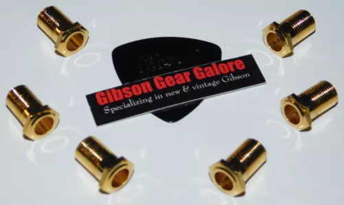 Gibson Les Paul Tuner Ferrule Set Gold Kluson Deluxe Guitar Parts SG Project G