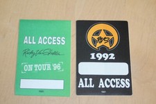 Ricky van Shelton - 2x Unused Backstage Pass - FREE SHIPPING - #4