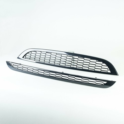 Carbon Fiber Look J Style Front Grille For Mini Cooper S ONE R50 R52 ...