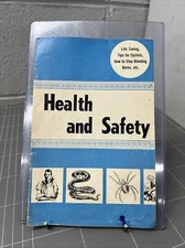 VINTAGE BOOKLET HEALTH SAFETY CYCLIST ADVERTISEMENT HEIDELBERG ROSANNA 1960s