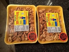 Mac's pork cracklins/chicharrones caseros fried out pork fat "TWO" 8 oz trays 2 