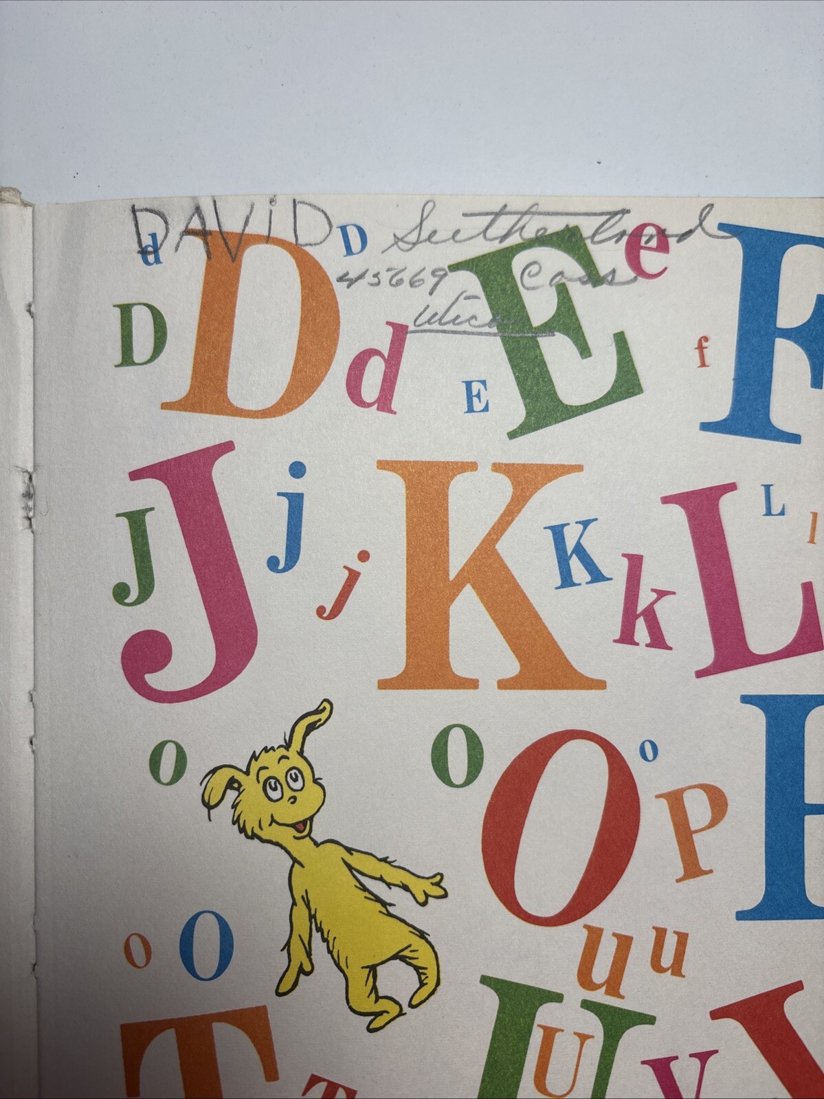 Dr. Seuss’s ABC Hardcover VINTAGE FIRST EDITION 1963 Book-Beginner ...