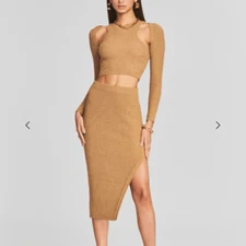 SEROYA SER.O.YA Knit Vacation Skirt Set