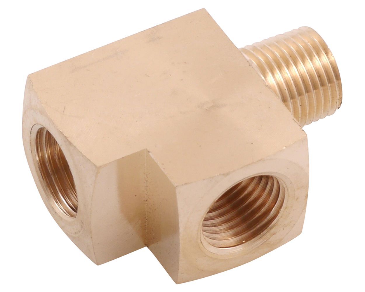 Sarini Winkeladapter Messing - T-Stück M10x1 Für Öldrucksensor