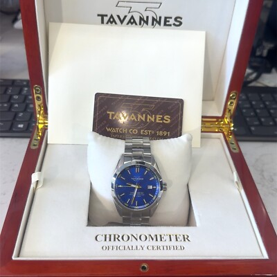 Tavannes Gents Chronometer Auto ETA 2824 Cert #11142 #50