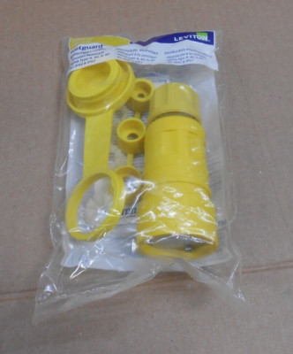 LEVITON 25W34 WATERTIGHT LOCKING CONNECTOR L7-15R 15 AMP 277V 2P 3W (3 AVAIL)