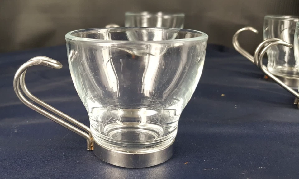 BORMIOLI ROCCO service 6 tasses avec ganses Cappuccino, Coffee, Espresso, Café - Photo 3/4