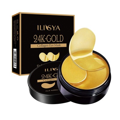 Eye Mask 24K Gold Eye Patch Seaweed Eye Dark Circles Anti-Puffiness Anti-Aging