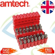 33pcs Power Bit Set Security Torque Screwdriver Belt Clip Holder Torx Pozi Hex
